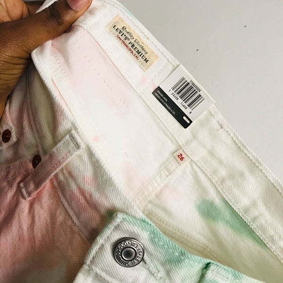 Levi’s Premium Tie Dye Deconstructed Skirt - Picture 5 of 8